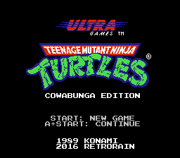 Play <b>Teenage Mutant Ninja Turtles - Cowabunga Edition</b> Online